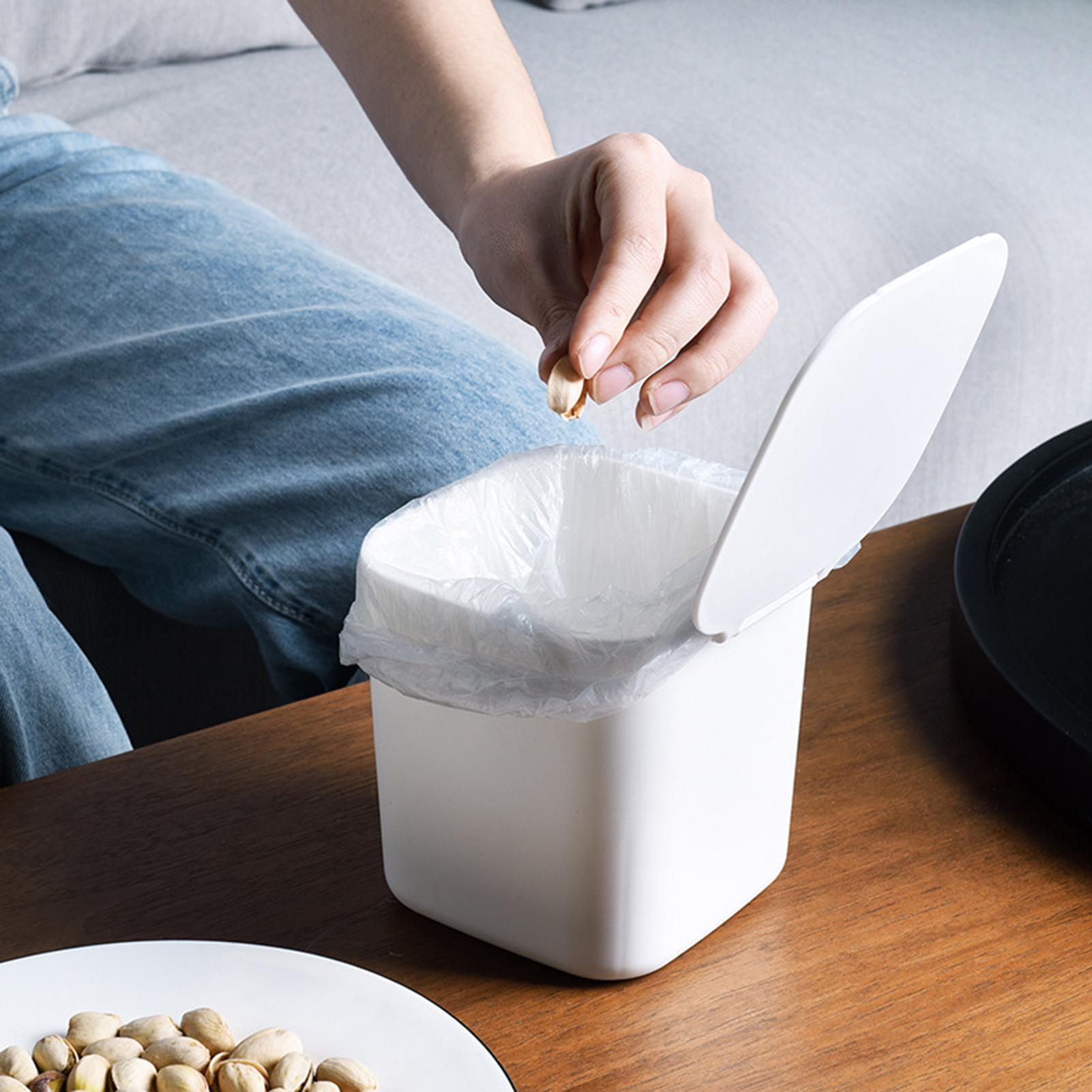 Mini Trash Can with Lid Small  - Commercial Kitchen Bin reseña y precio