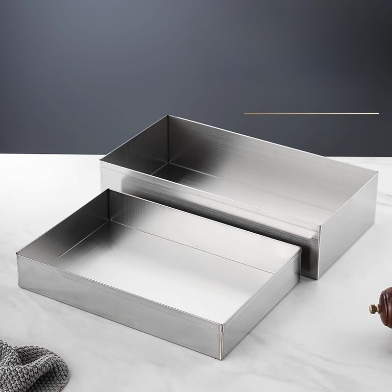 Stainl Steel Rectangular Cover - Commercial Kitchen Utensil Storage reseña y precio