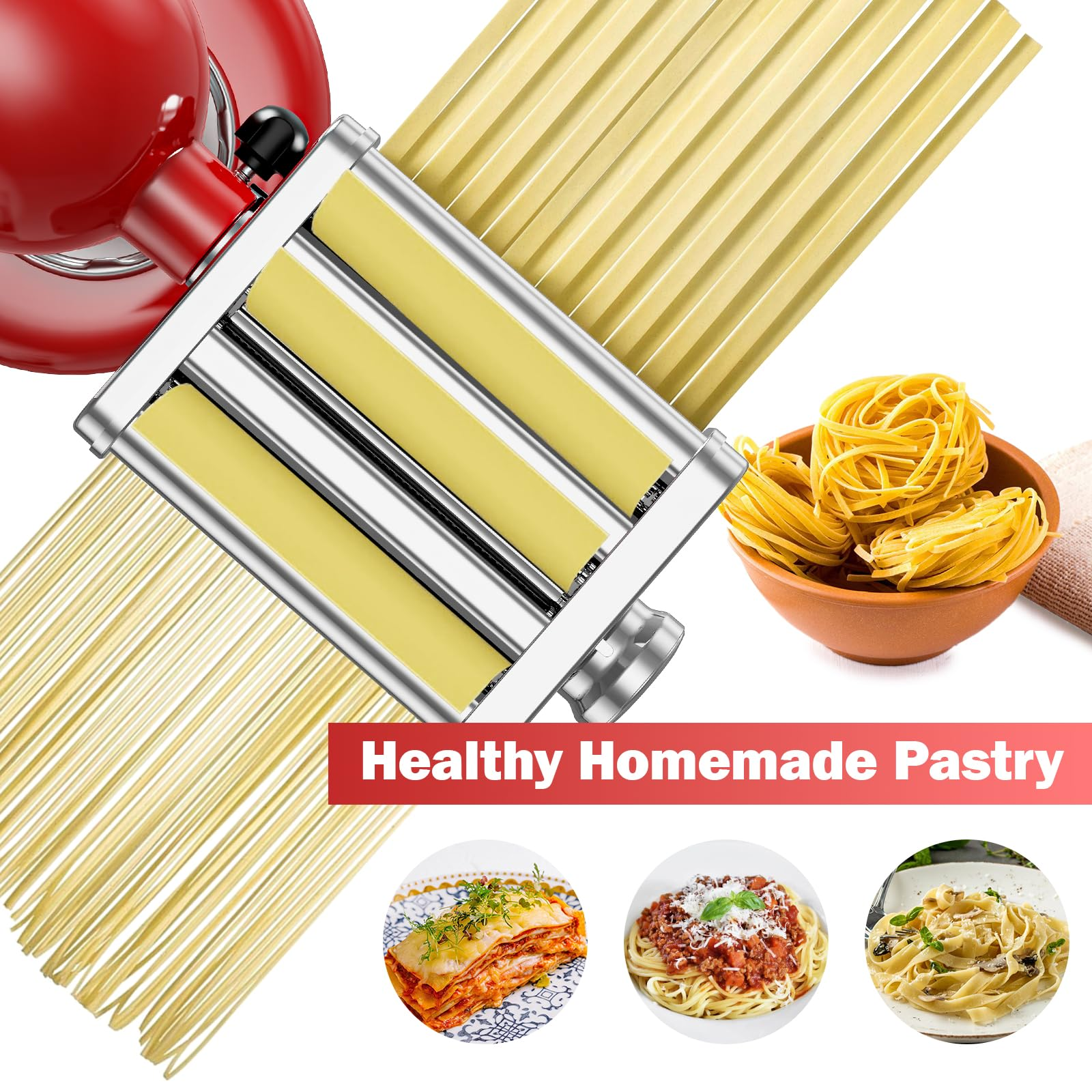 Gvode 3 in 1 Pasta Attachment  - Commercial Kitchen Juicer reseña y precio