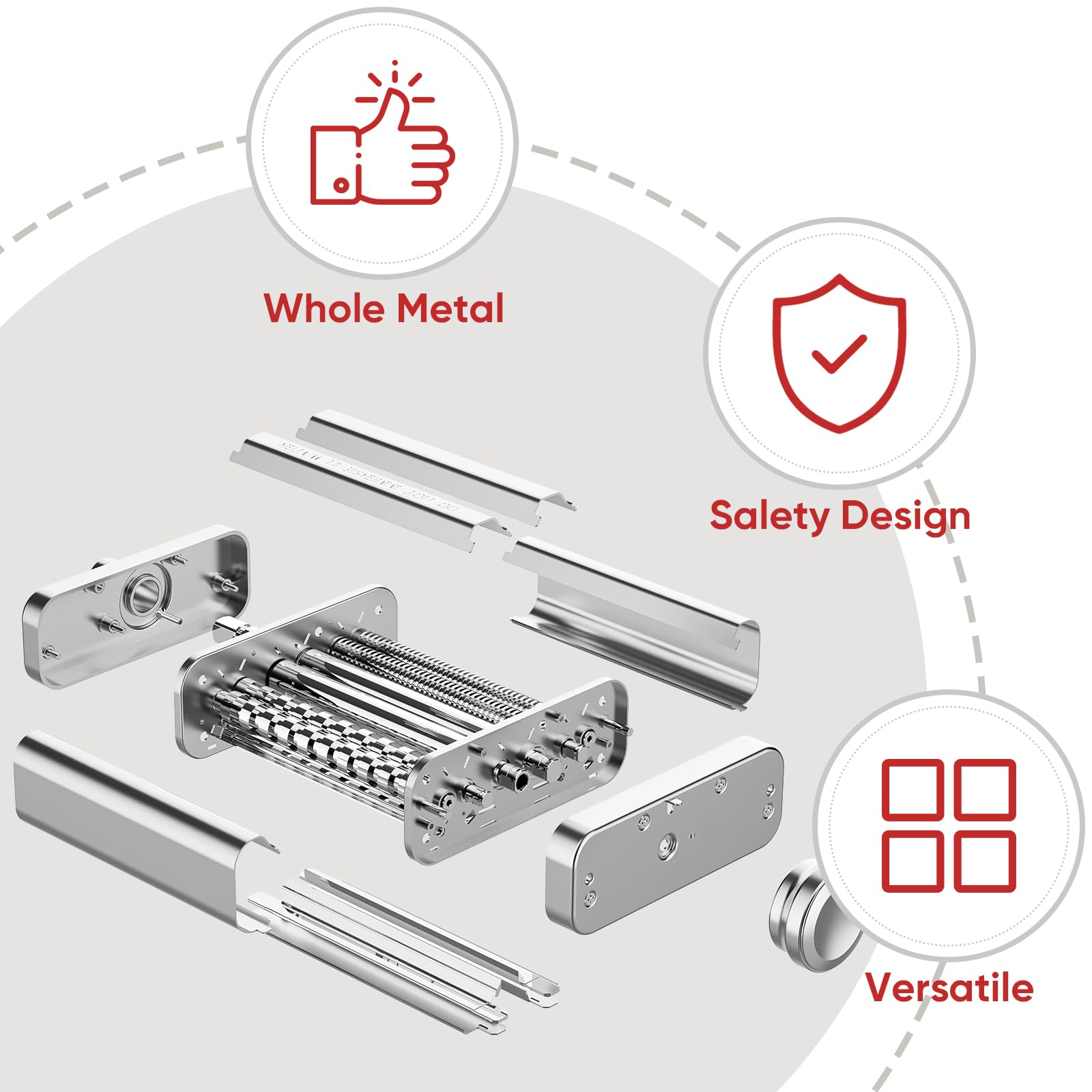 Gvode 3 in 1 Pasta Attachment  - Commercial Kitchen Juicer reseña y precio