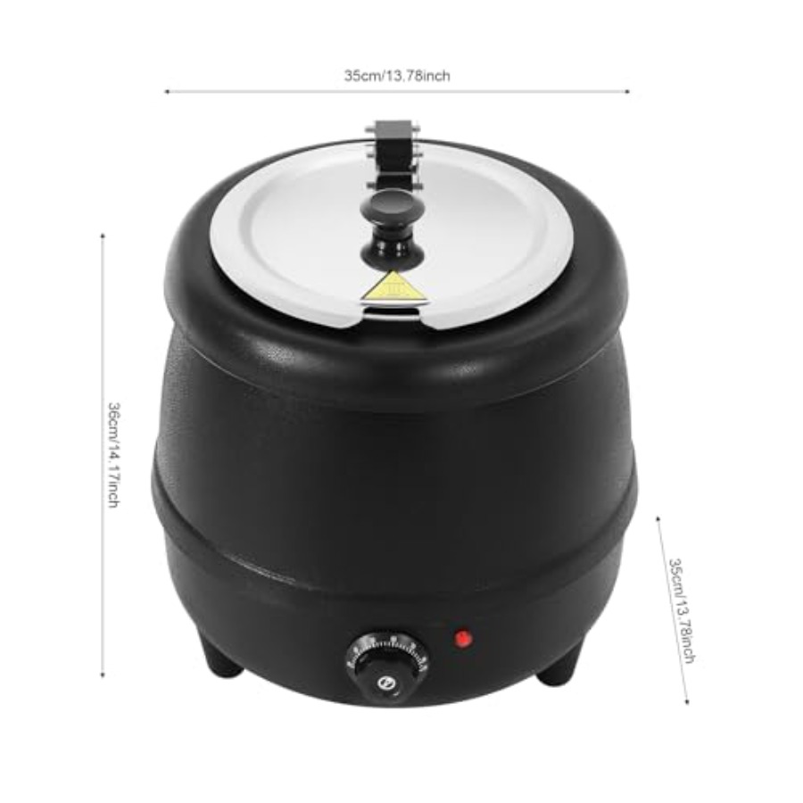 Soup Insulation Pot 10.5qt Com - Soup Kettle Warmer reseña y precio