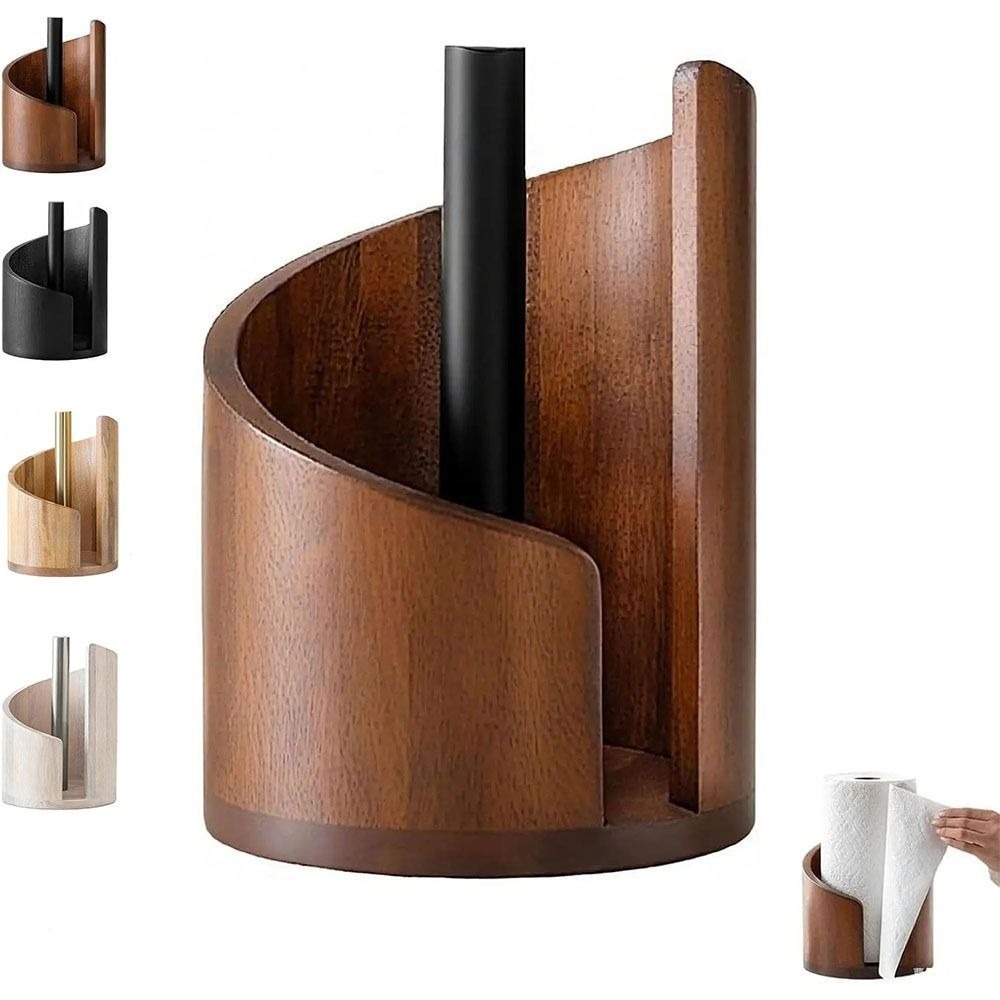 Wooden Kitchen Paper Towel Hol - Commercial Kitchen Towels reseña y precio