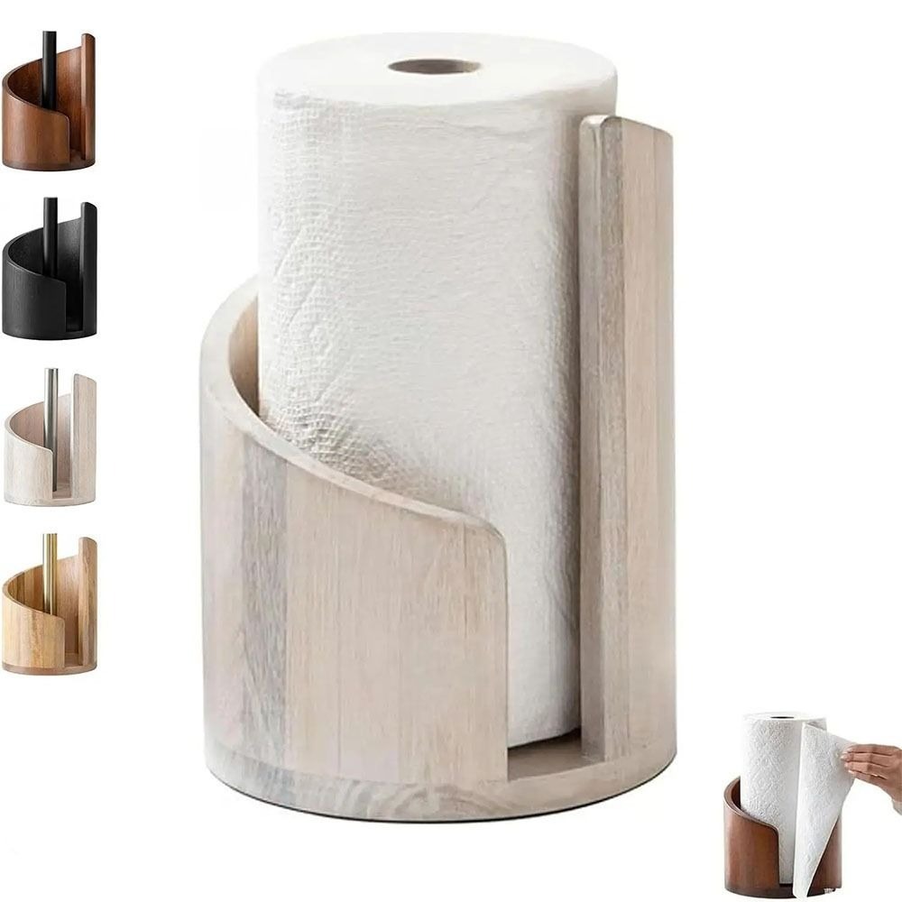 Wooden Kitchen Paper Towel Hol - Commercial Kitchen Towels reseña y precio