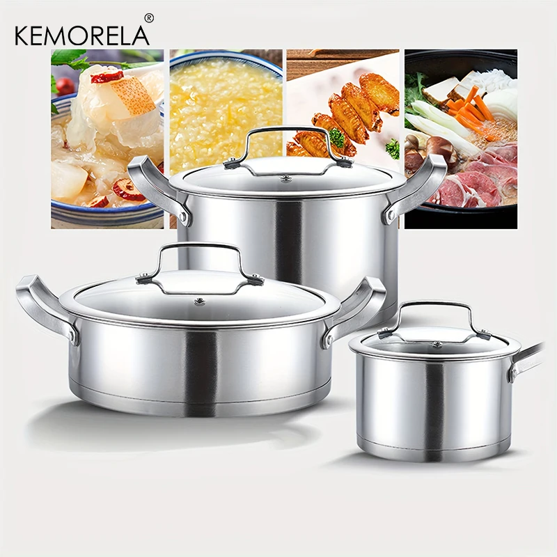 16/20/24cmStainless Steel Pot  - Soup Kettle Warmer reseña y precio