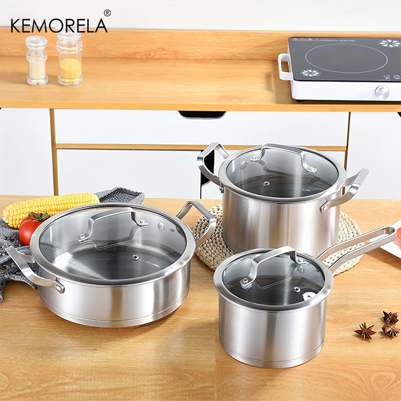16/20/24cmStainless Steel Pot  - Soup Kettle Warmer reseña y precio