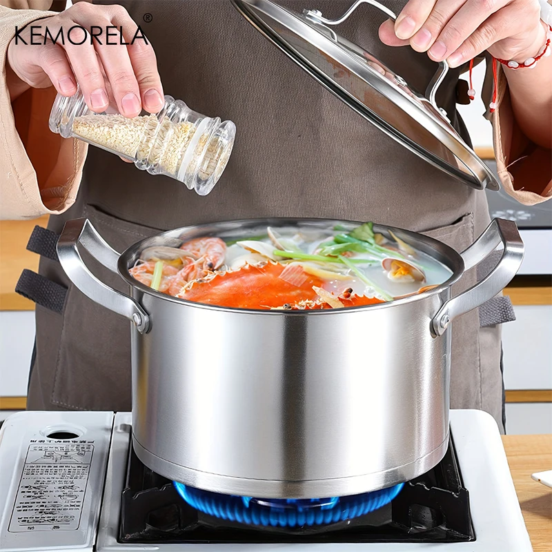 16/20/24cmStainless Steel Pot  - Soup Kettle Warmer reseña y precio