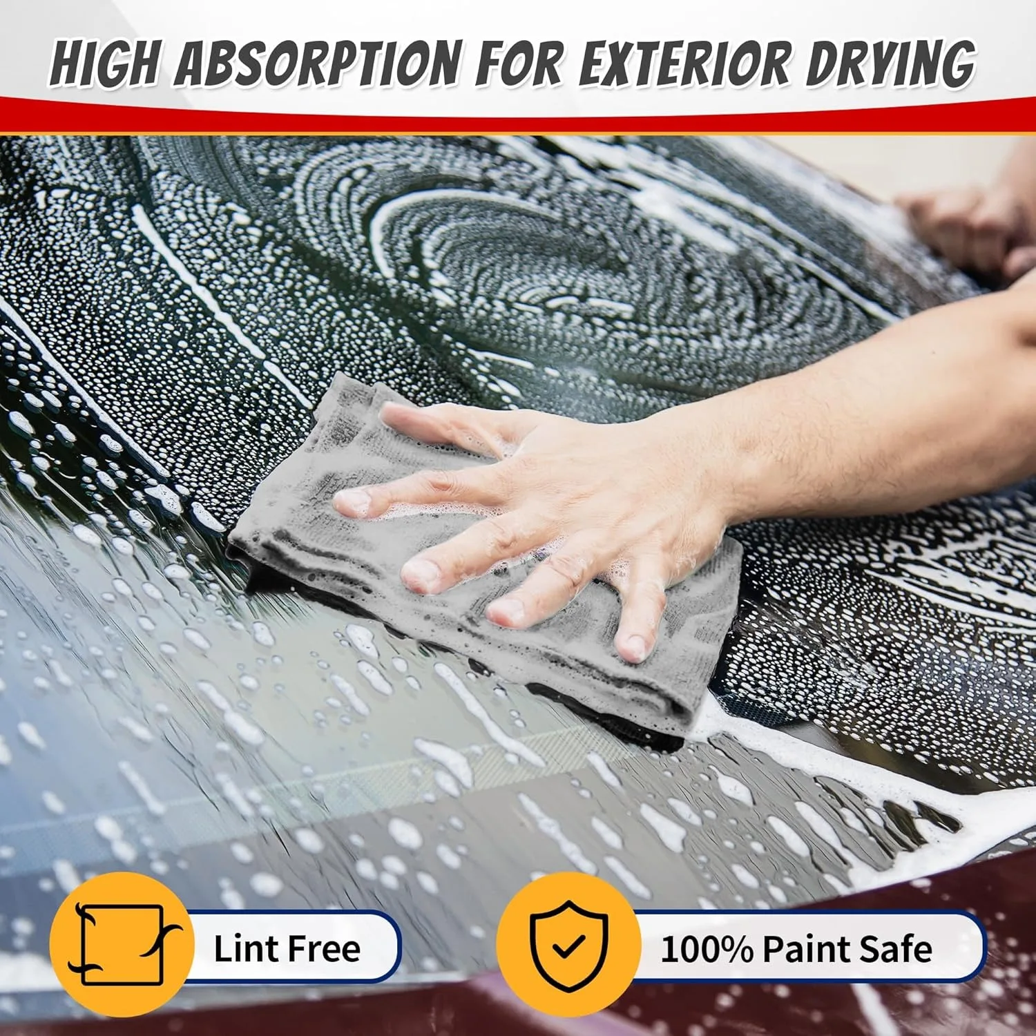 1/50pcs Microfiber Cleaning Cl - Commercial Kitchen Towels reseña y precio