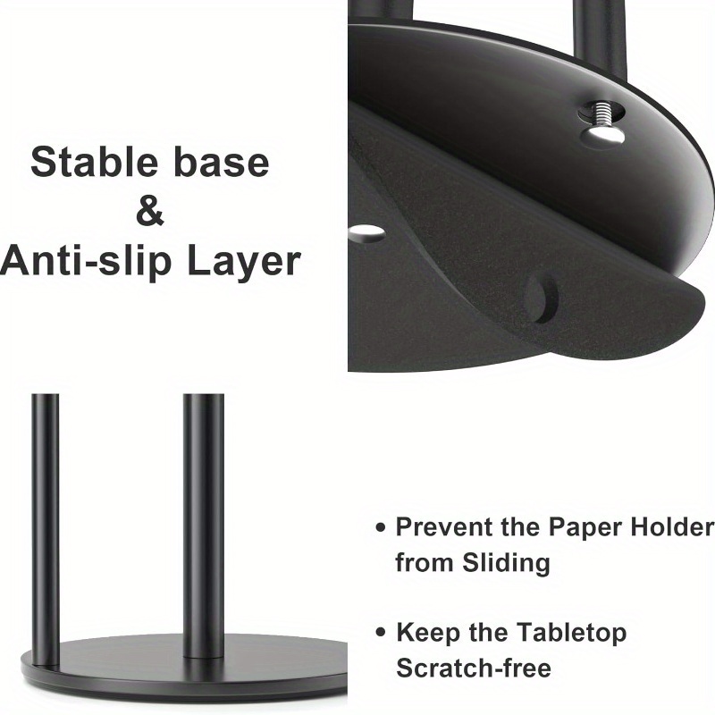 Paper Towel Holder Black, Prem - Commercial Kitchen Towels reseña y precio