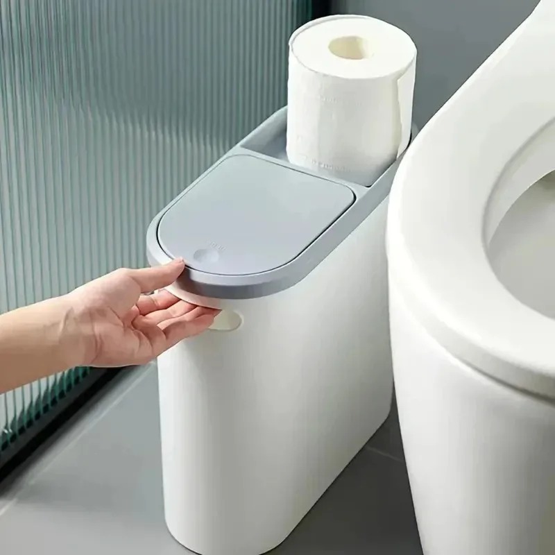 Press Type Trash Can With Lid  - Commercial Kitchen Bin reseña y precio
