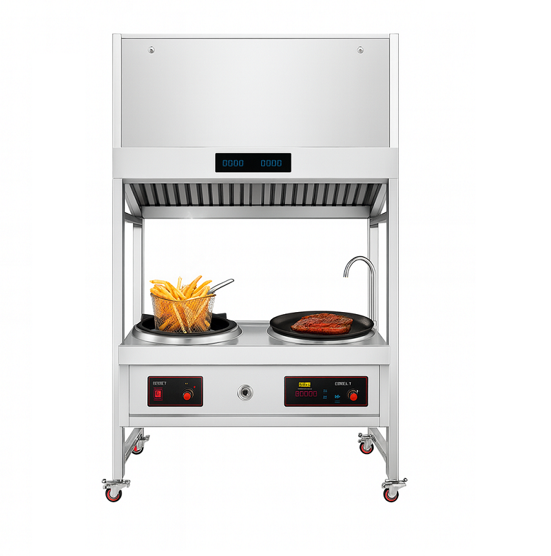 Stainless Steel Smart Range Ho - Commercial Kitchen Range Hood reseña y precio