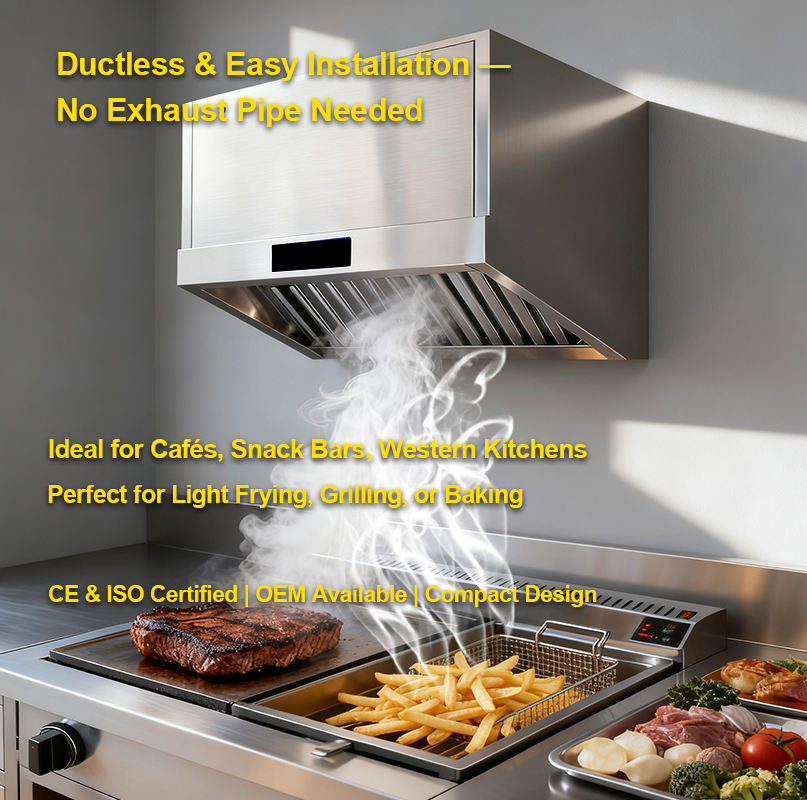 Stainless Steel Smart Range Ho - Commercial Kitchen Range Hood reseña y precio