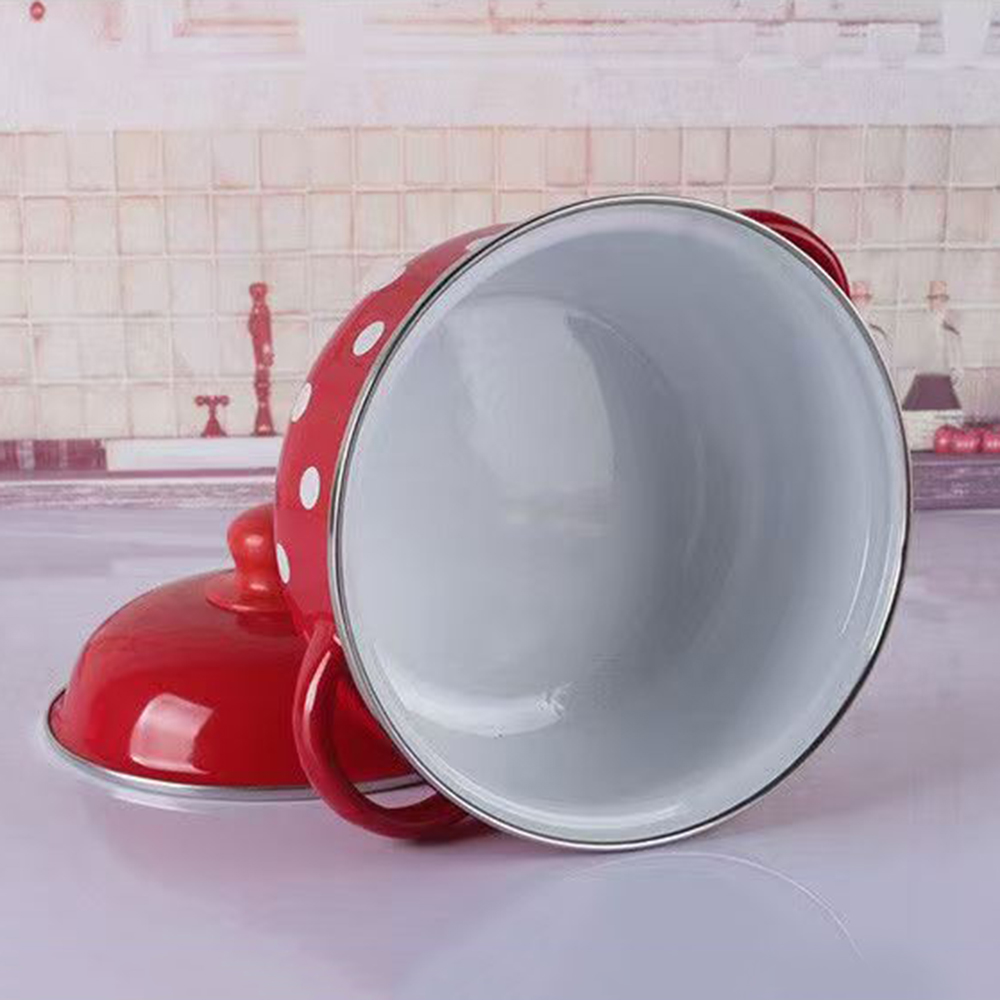 Porcelain enameled soup pot wi - Soup Kettle Warmer reseña y precio