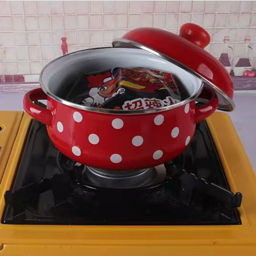 Porcelain enameled soup pot wi - Soup Kettle Warmer reseña y precio