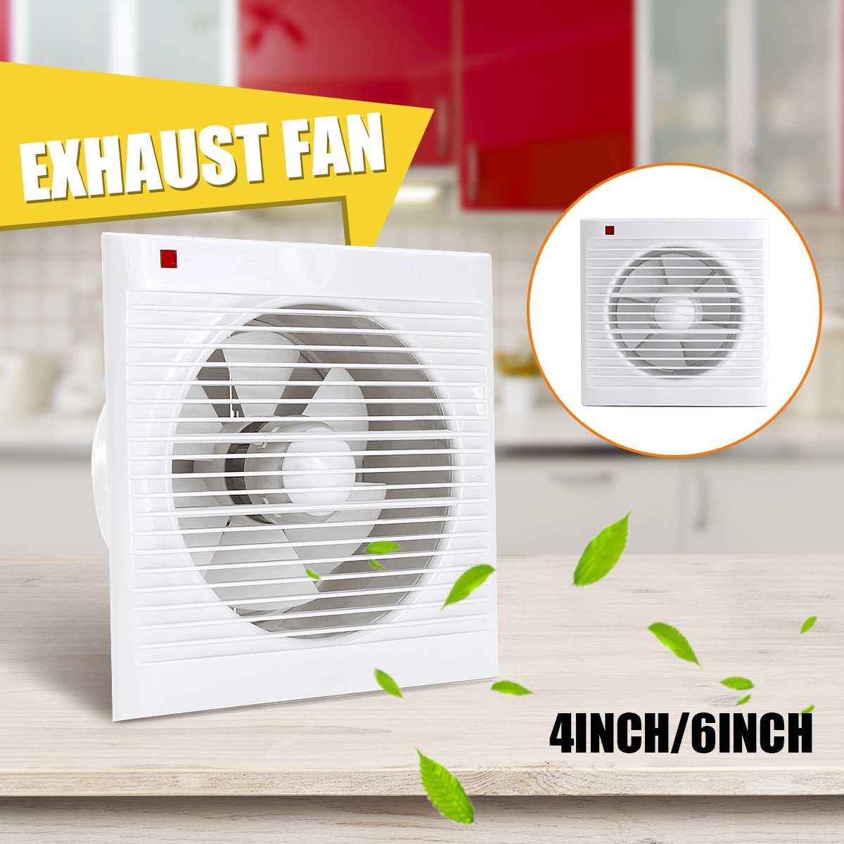 4 Inch 6 Inch 8 Inch 220V Mute - Commercial Kitchen Exhaust reseña y precio