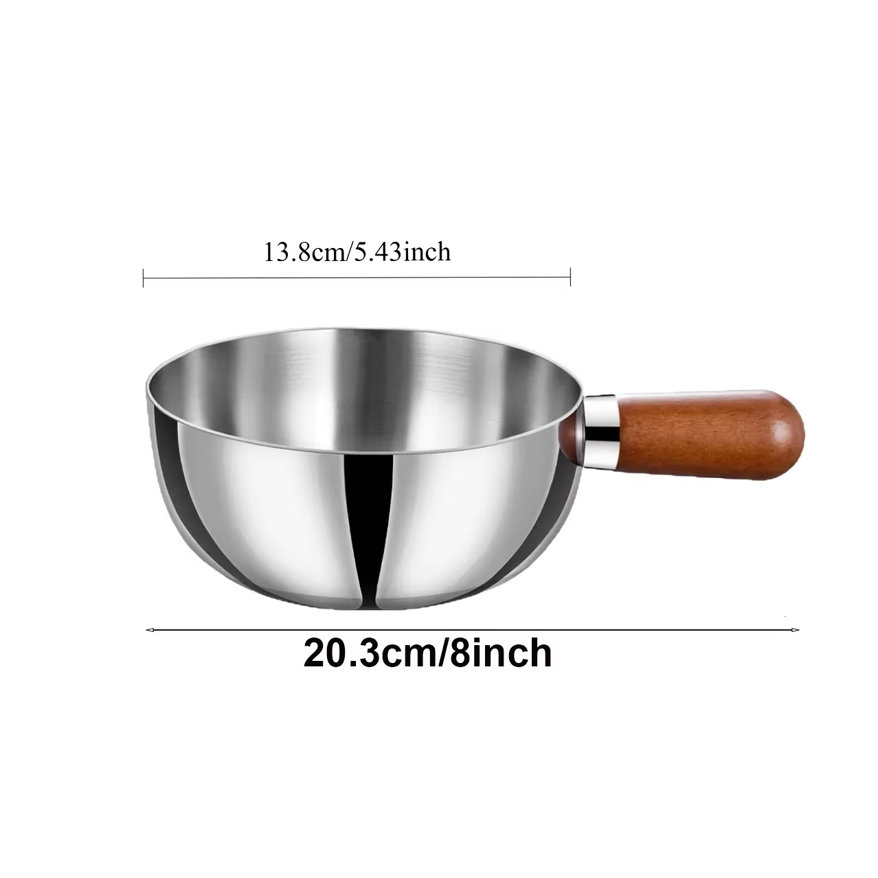 1pc Stainless Steel Pot with H - Soup Kettle Warmer reseña y precio