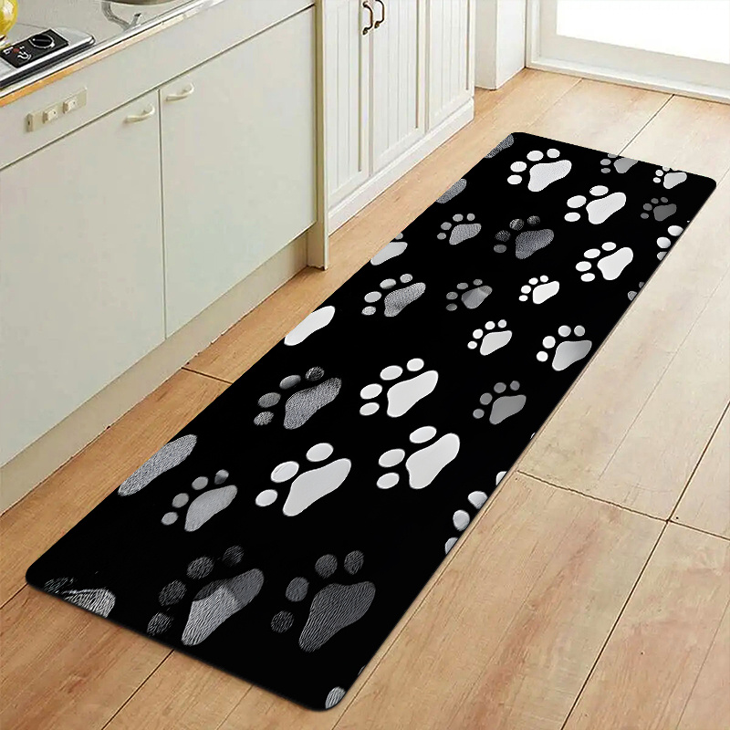 Animal Paw Print Carpet Mat Ru - Commercial Kitchen Non Slip Flooring reseña y precio