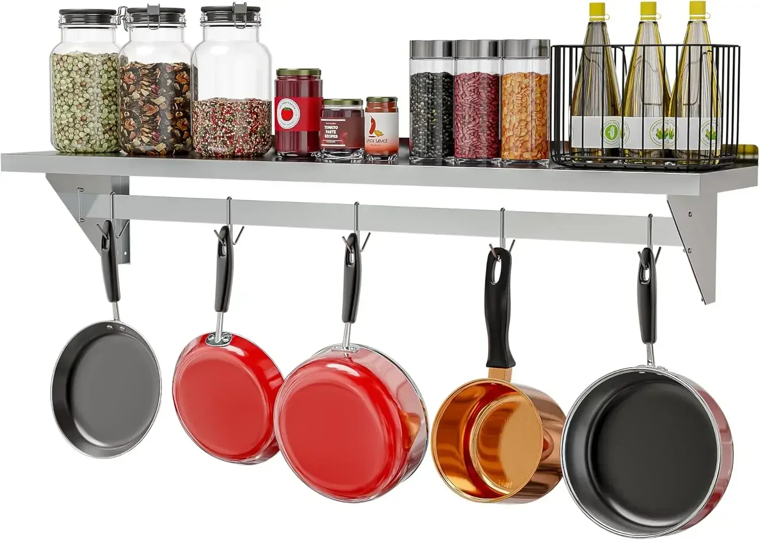 Commercial Wall Mounted, Utens - Commercial Kitchen Utensil Storage reseña y precio