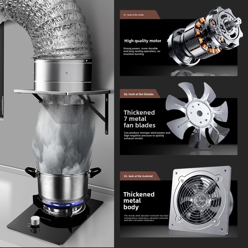 6/8Inch Extractor Ventilation  - Commercial Kitchen Exhaust reseña y precio